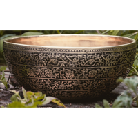 Bol chantant himalayen traditionnel haut de gamme, instrument professionnel pour la méditation, le yoga, la guérison sonore et la spiritualité, poli