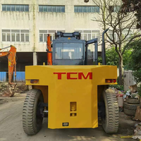 Chine pas cher 20 tonnes 3 tonnes d'occasion Tcm chariot élévateur bon état terrain diesel chariots élévateurs à vendre