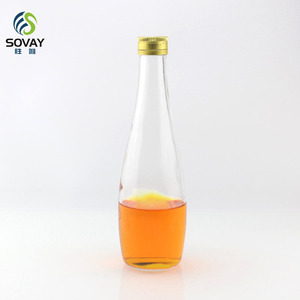 Anh favourite bơm lại tùy chỉnh rỗng juce 500ml rõ ràng chai nước trái cây nước giải khát bao bì chai thủy tinh - Product Image 2