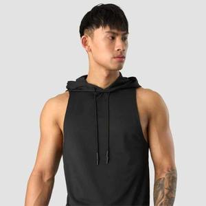 Wholesale Custom Logo Bodybuilding <b>Muscle</b> Training <b>Vest</b> Fitness Gym Shirt Sports Moisture-Wicking Tank Top Solid Color for Men - Product Image 5