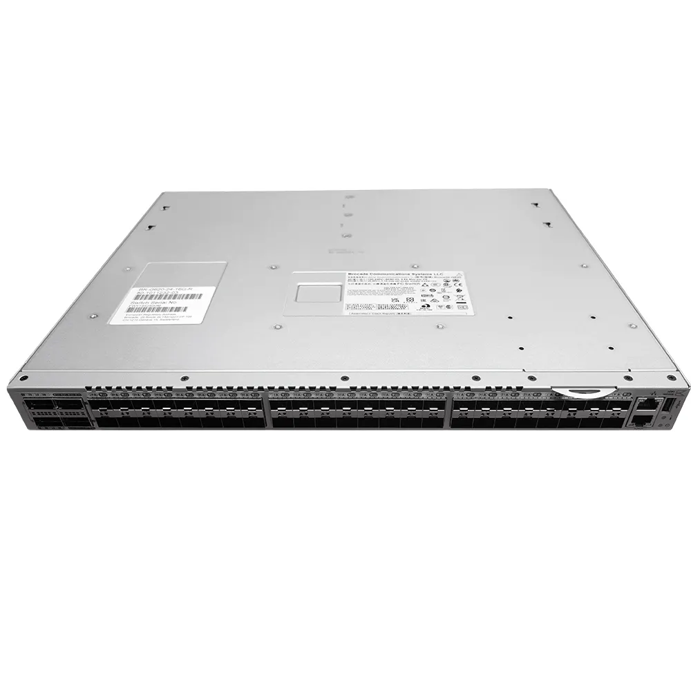 Brocade Hitachi G720 HD-G720-24-32G-R FC SAN-SCHALTER Unterstützt 8/10/16/32/64G-Portgeschwindigkeiten mit 24pcs 57-1000485-01 SFP