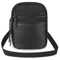 Sac bandoulière unisexe Erni Sports en cuir véritable 30-40L avec plusieurs poches zippées, compartiment antivol pour ordinateur, idéal pour les voyages