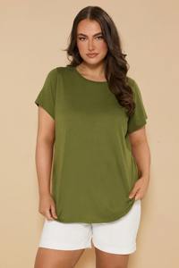 T-shirt à noyau vert personnalisé à la mode pour femmes grande taille respirant Style décontracté OEM/ODM 300 Gsm coton Pacas De Ropa BD - Product Image 5