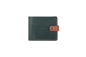 BFW-0158 élégant de haute qualité en cuir véritable pliable ouvert portefeuille à deux volets mince blocage RFID pour hommes - Product Image 5