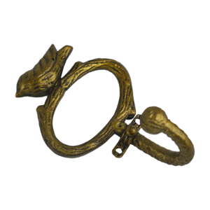 Antique Brass <b>Hooks</b> <b>Iron</b> Metal Best for Wall Decor Storage Saver for Hanging Clothes <b>Coat</b> Hat and Key Design <b>Hook</b> - Product Image 1