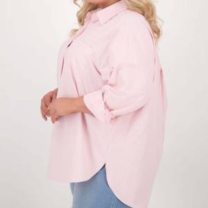 Camisa Larga de Talla Grande para Mujer, Nueva Colección de Verano, Blusa Transpirable para Mujer - Product Image 5