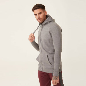Sweat à capuche pour homme en coton épais, coupe oversize, avec impression en relief, personnalisable, de luxe, pour l'hiver, teint uni, imperméable - Product Image 1