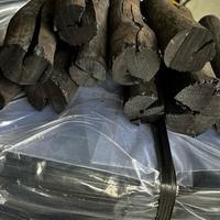 Charbon de bois noir en morceaux, combustible pour barbecue à bois dur, haute chaleur, faible teneur en cendres, qualité restaurant, 8000J de calories