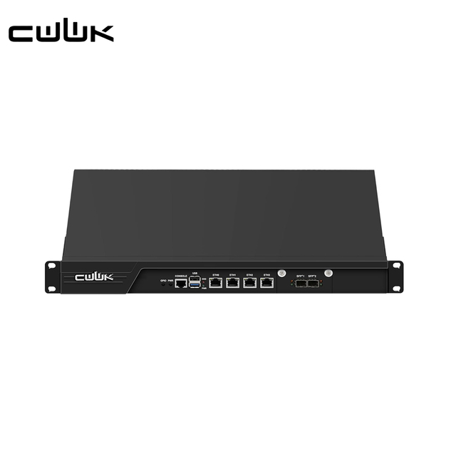 CWWK 1U Firewall N300 N150 19 Inch Rack VPN Hardware 2*10G 82599ES SFP+ 4*i226V 2.5G LAN OPNsense Rackmount Firewall Appliance