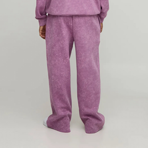 Wholesale <b>Oversized</b> Men's Sweatpants Polyester/Cotton Custom DTG Printed Logo Side <b>Cargo</b> Pockets Anti-Wrinkle Casual Sun Fade - Product Image 2