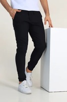 Celana Kargo Pria Ukuran Besar 100% Poliester Ringan Tahan Air, Regular Fit Kasual Bernapas Termal Fleece Ramah Lingkungan
