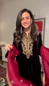 Mode pakistanaise vêtements d'été respirant et confortable personnaliser de haute qualité dames porter des manches longues robe bas Dupatta ensemble - Product Image 3