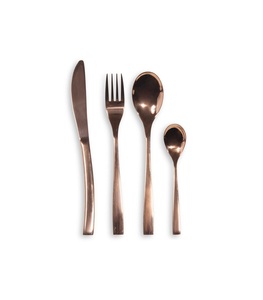 Juego de cubiertos de metal de cubiertos de diseño hechos de acero espejado seguro para alimentos adecuado para restaurantes, cafés y eventos - Product Image 5