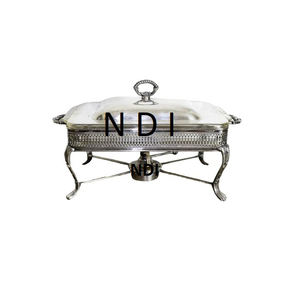 Cuivre plaqué finition mariages fêtes comptoir décoration réchaud accessoires de restauration réchaud en métal - Product Image 5