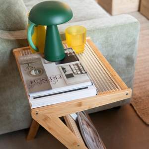 Mesa de centro Mesa pequeña Escritorio pequeño para interiores Mesa de té móvil Sala de estar - Product Image 3