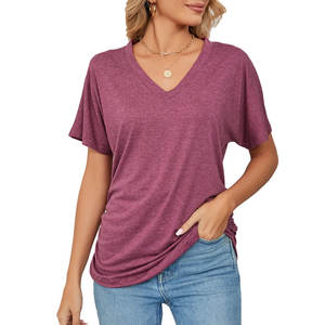 Camiseta de buena calidad para mujer de secado rápido sostenible anti transpirable anti pilling superventas mejor diseño camiseta para mujer - Product Image 4
