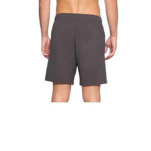 Shorts de sport pour homme en coton 100% de haute qualité, taille mi-haute, séchage rapide, pour entraînement, fitness, jogging, course à pied, motif uni - Product Image 3
