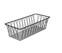 Nouvellement conception utilisation métal fer fil rond stockage panier à pain pour Restaurant cuisine accessoires cadeau panier forme personnalisée