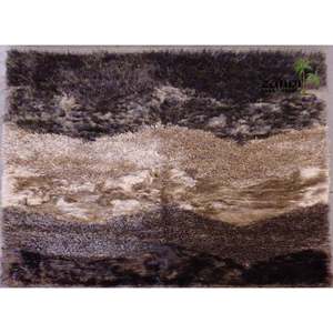 พรมขนยาวถักมือแบบอินเดีย หนึ่งในแบบที่หายาก ขนาด 9'11 x 8' - Product Image 1
