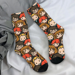 Calcetines de alta calidad para hombre, Color sólido, transpirables, antideslizantes, antibacterianos, ecológicos, con estampado personalizado, logotipo suave para otoño - Product Image 1