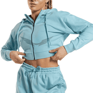 Sweat à capuche de gymnastique élégant pour femmes OEM meilleure qualité séchage rapide vente chaude respirant Logo personnalisé taille XS pour l'hiver - Product Image 1