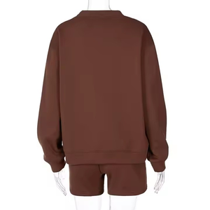 Ensembles de shorts en molleton de la meilleure qualité avec logo personnalisé coupe parfaite style unique survêtement 2 pièces pour l'hiver personnalisé par les fabricants d'équipement d'origine - Product Image 5