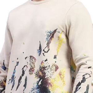 Sudadera de Cuello Redondo Extra Grande de Felpa de Primera Calidad, Invierno/Casual, Bordada, Transpirable, de Secado Rápido, Estilo Urbano, Diseño Sólido - Product Image 6
