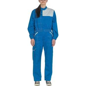 Overol de Trabajo Multibolsillos Azul Claro/Hielo de CBF Balducci Group S.p.A., Prenda Práctica, 65% Poliéster, 35% Algodón, Unisex - Product Image 4