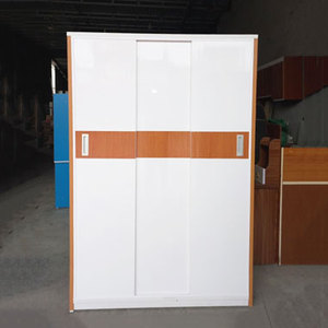 1.2m Portable Standing Type Rectangle <b>Sliding</b> Door <b>Plastic</b> Adult Wardrobe Clothing Organizer - Product Image 1