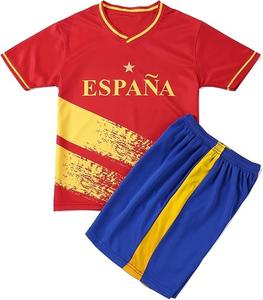 Camiseta de fútbol transpirable de secado rápido para niños, camisetas de entrenamiento para jóvenes, Camiseta deportiva de fútbol para niños hecha en Pakistán - Product Image 1