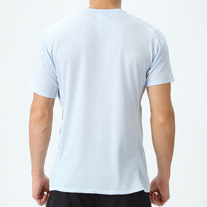 T-shirt pour homme tendance très demandé, couleurs unies, haute qualité, manches courtes, col rond, streetwear décontracté d'été - Product Image 3