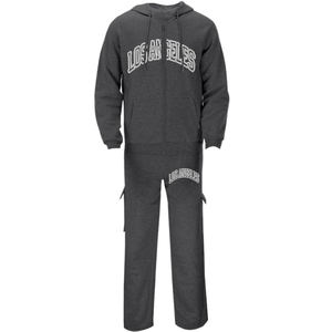 Conjunto de chándal de invierno personalizado, Sudadera con capucha transpirable ligera y Premium para correr, ropa de calle, gimnasio, fitness, venta al por mayor - Product Image 1