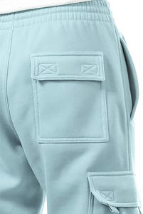 กางเกงขายาวสำหรับผู้ชายกางเกงวอร์มล้างโลโก้ได้ตามต้องการกางเกงหรูหราดีไซน์โอเวอร์ไซส์สำหรับคาร์โก้ - Product Image 6