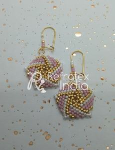 Boucle d'oreille perlée à la mode Fournisseur en vrac Boucle d'oreille en cristal Boucle d'oreille fantaisie Porter des perles Fabrication indienne de boucle d'oreille perlée - Product Image 3