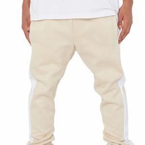 Vêtements de sport Pantalons évasés de survêtement pour hommes de couleur unie de toutes tailles/Pantalons évasés de survêtement pour hommes de haute qualité à la mode pour le fitness - Product Image 6