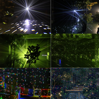 Projecteur laser extérieur étanche 5W IP65, lumière de ciel étoilé, lumière de luciole, DMX512, éclairage paysager pour la décoration de Noël et de jardin