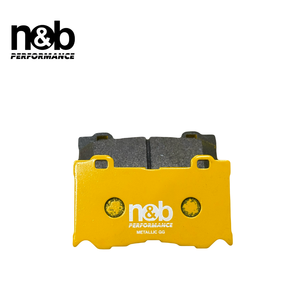 N & B ผ้าเบรกรถยนต์แบบลูกสูบ4 D1346-8457ประสิทธิภาพคาร์บอนเมทัลลิก24920สำหรับ Nissan 370Z - Product Image 1