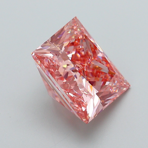 Diamant Gemver 3 carats rose vif fantaisie taille princesse, diamant de laboratoire, clarté VS, certifié IGI, coupe excellente, modèle diamant en vrac - Product Image 3