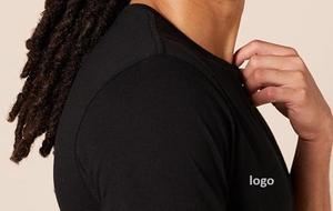 เสื้อยืดผ้าฝ้าย100% สำหรับผู้ชายเสื้อยืดคอกลมแขนสั้นผ้าฝ้ายเฮฟวี่เวทสำหรับผู้ชาย - Product Image 5