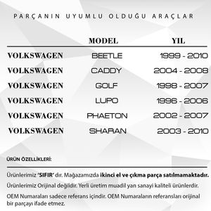 Frizione inferiore in plastica per Volkswagen <span class=keywords><strong>Caddy</strong></span>, Golf, <span class=keywords><strong>Polo</strong></span>, Sharan - Product Image 2