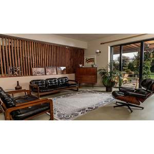 Tapis d'intérieur moderne Netline Home Depot Gallery GL1307, 60 % viscose, 40 % acrylique, anti-peluches, facile à nettoyer, durable, tapis et ensembles pour la maison - Product Image 2