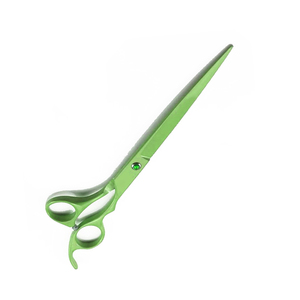 Top couleur verte tranchant ciseaux de coupe de cheveux pour animaux de compagnie métal acier chien coupe de cheveux ciseaux toilettage ciseaux droits - Product Image 6