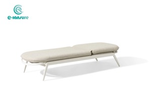 Nordico semplice in alluminio Chaise Lounge sedia impermeabile in tessuto lettino <span class=keywords><strong>per</strong></span> Patio cortile parco Hotel <span class=keywords><strong>spiaggia</strong></span> a bordo piscina - Product Image 2