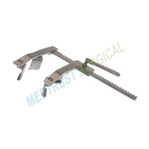 Retractor Esternal Favaloro-Morse, Instrumentos Quirúrgicos Manuales de Acero Inoxidable, 8 Pulgadas, Espalda de 197 mm, Juego de Instrumentos Quirúrgicos Medtrust - Product Image 4