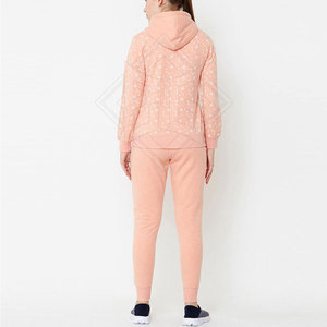 Conjunto Deportivo de Algodón 100% con Capucha para Mujer, Diseño OEM de Última Moda, Ropa de Invierno, Gran Venta - Product Image 2
