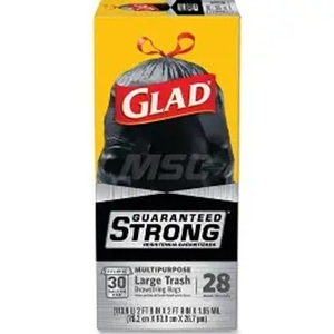 ถุงขยะดำแบบมีเชือกผูก Glad Forceflex + ขนาดใหญ่ - 30 แกลลอน - 68 ใบ - Product Image 3