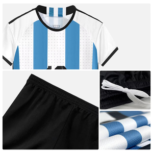 Ensemble de maillots de football par sublimation pour enfants – Vente en gros, directement de l'usine – Tenue de football légère pour garçons, séchage rapide, vêtements de sport unis - Product Image 3