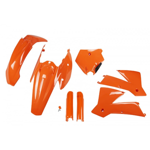 Kit di plastica pieno di 127 arancione per KTM SX 125 accessori per moto a 2004 2004 - Product Image 1