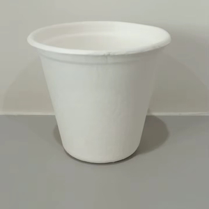 250ml Glass Juice Glasses Disposable Biodegradable Bagasse <b>Bowls</b> Circle Pattern Salad Fruit Sushi <b>Sugar</b> Bread Vegetables Milk - Product Image 1