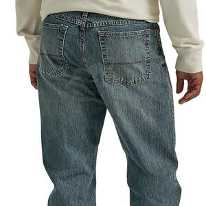 กางเกงยีนส์ผู้ชายผ้าแคนวาสดีไซน์ล่าสุด บริการ OEM ทรงตรง สวมใส่สบาย ระบายอากาศได้ดี เป็นมิตรกับสิ่งแวดล้อม คุณภาพสูง - Product Image 3